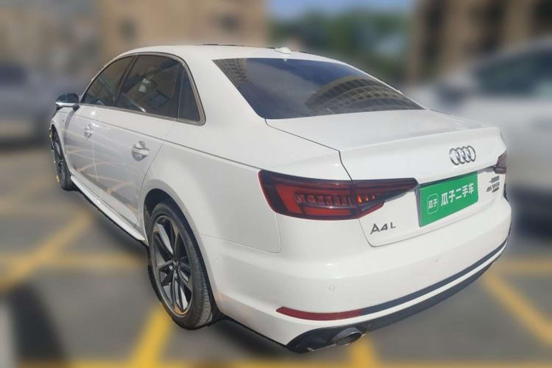 Used Audi A4L 2018 30th Anniversary Edition 45 TFSI quattro Sport model Rear Left 45 Deg