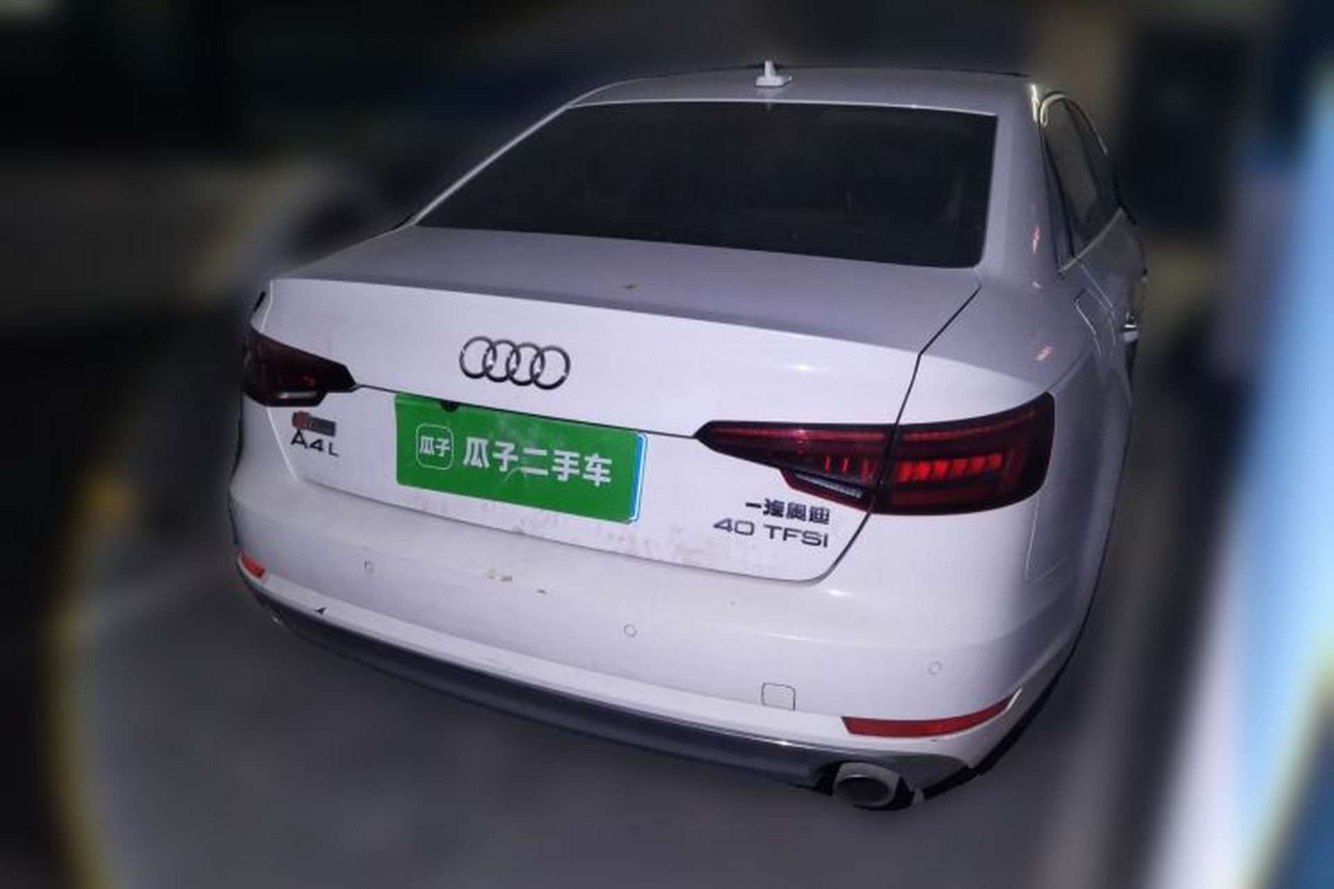 Used Audi A4L 2018 30th Anniversary Edition 40 TFSI Trendy Model Rear Right 45 Deg
