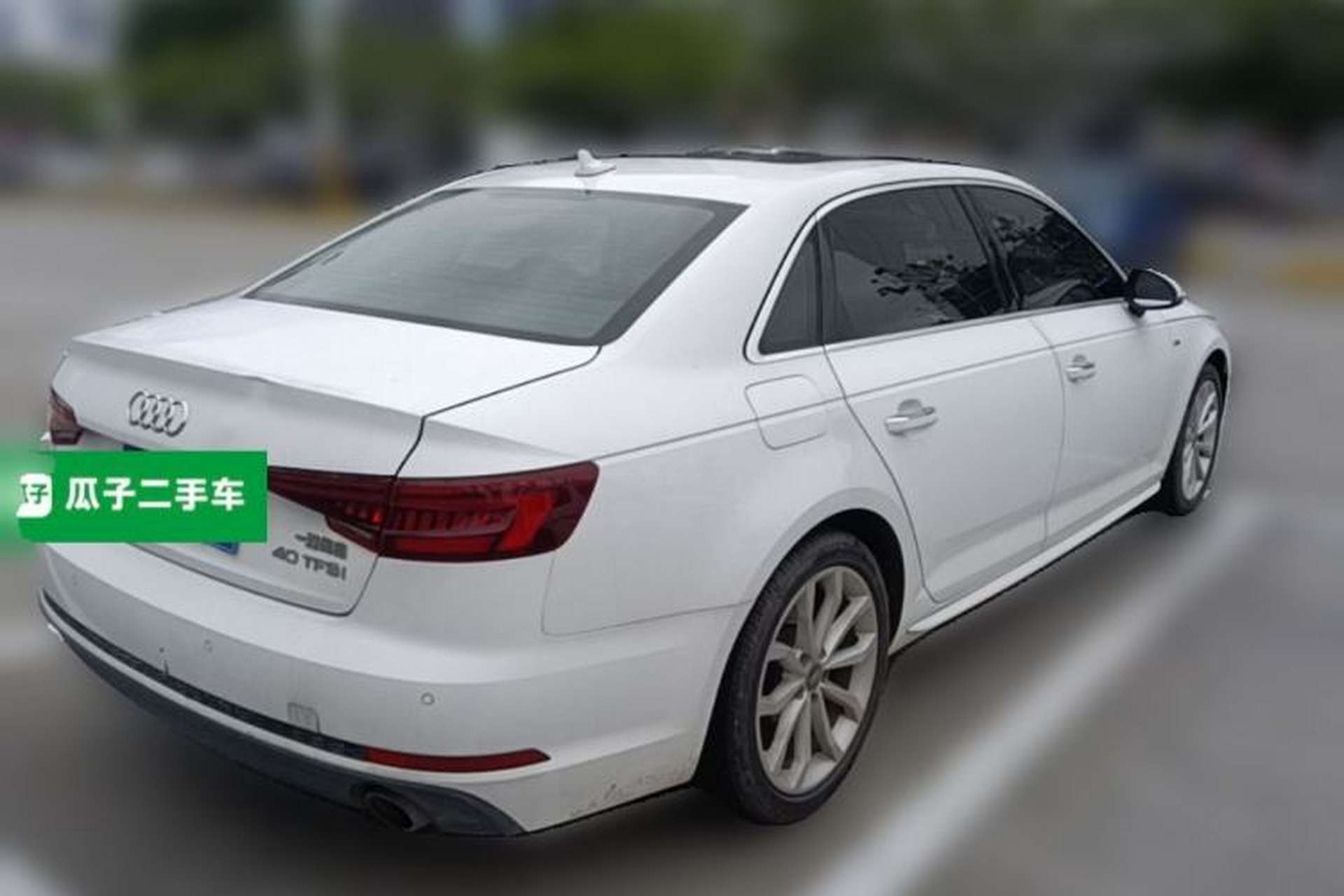 Used Audi A4L 2018 30th Anniversary Edition 40 TFSI Fashion Model Rear Right 45 Deg