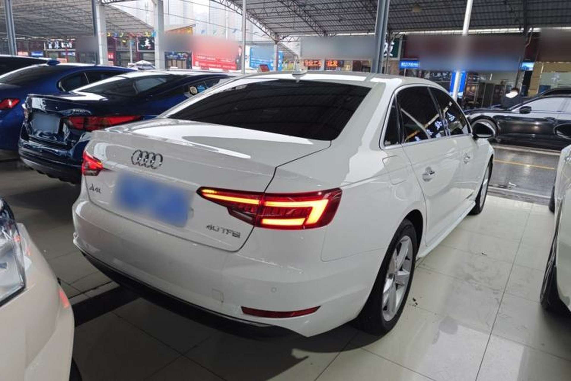 Used Audi A4L 2018 30th Anniversary Edition 30 TFSI Ambition Model Rear Right 45 Deg