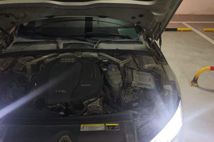 Used Audi A4L 2018 30th Anniversary Edition 40 TFSI Trendy Model Engine Bay Left