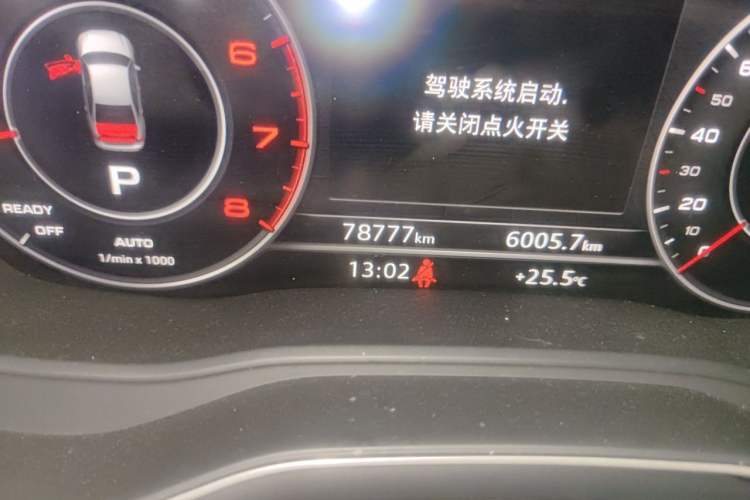 Used Audi A4L 2019 40 TFSI Sporty Version China VI Odometer Close Up