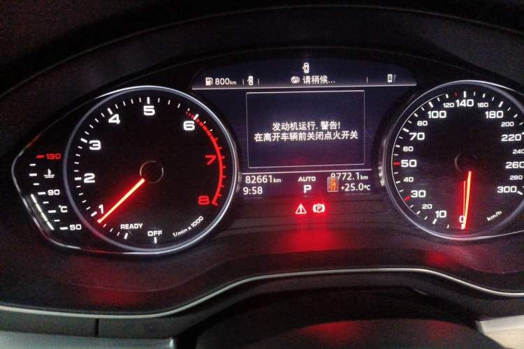 Used Audi A4L 2019 45 TFSI quattro Individual Sport Edition China V Odometer Close Up