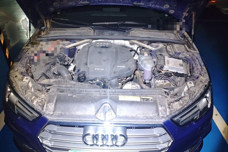 Used Audi A4L 2019 40 TFSI Fashion Edition China VI Emission Standard Engine Bay