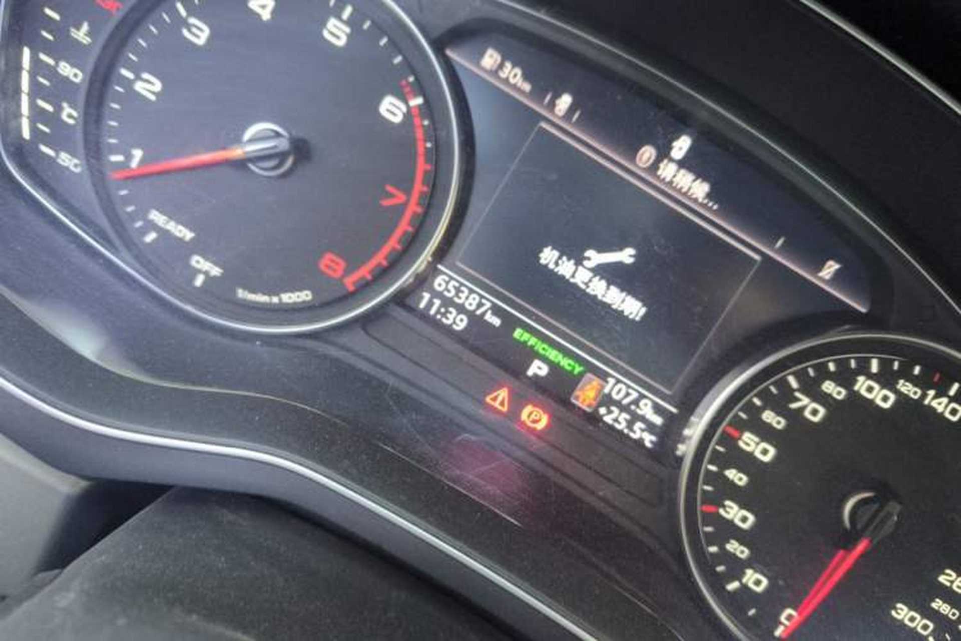 Used Audi A4L 2019 40 TFSI Ambition China VI Odometer Close Up