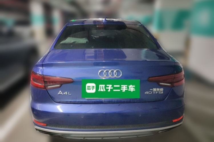 Used Audi A4L 2019 40 TFSI Fashion Edition China VI Emission Standard Rear