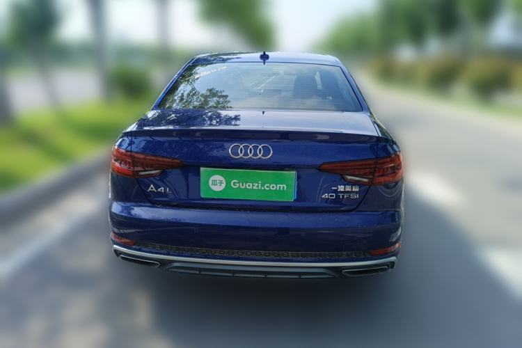 Used Audi A4L 2019 40 TFSI Fashion Edition China VI Emission Standard Rear