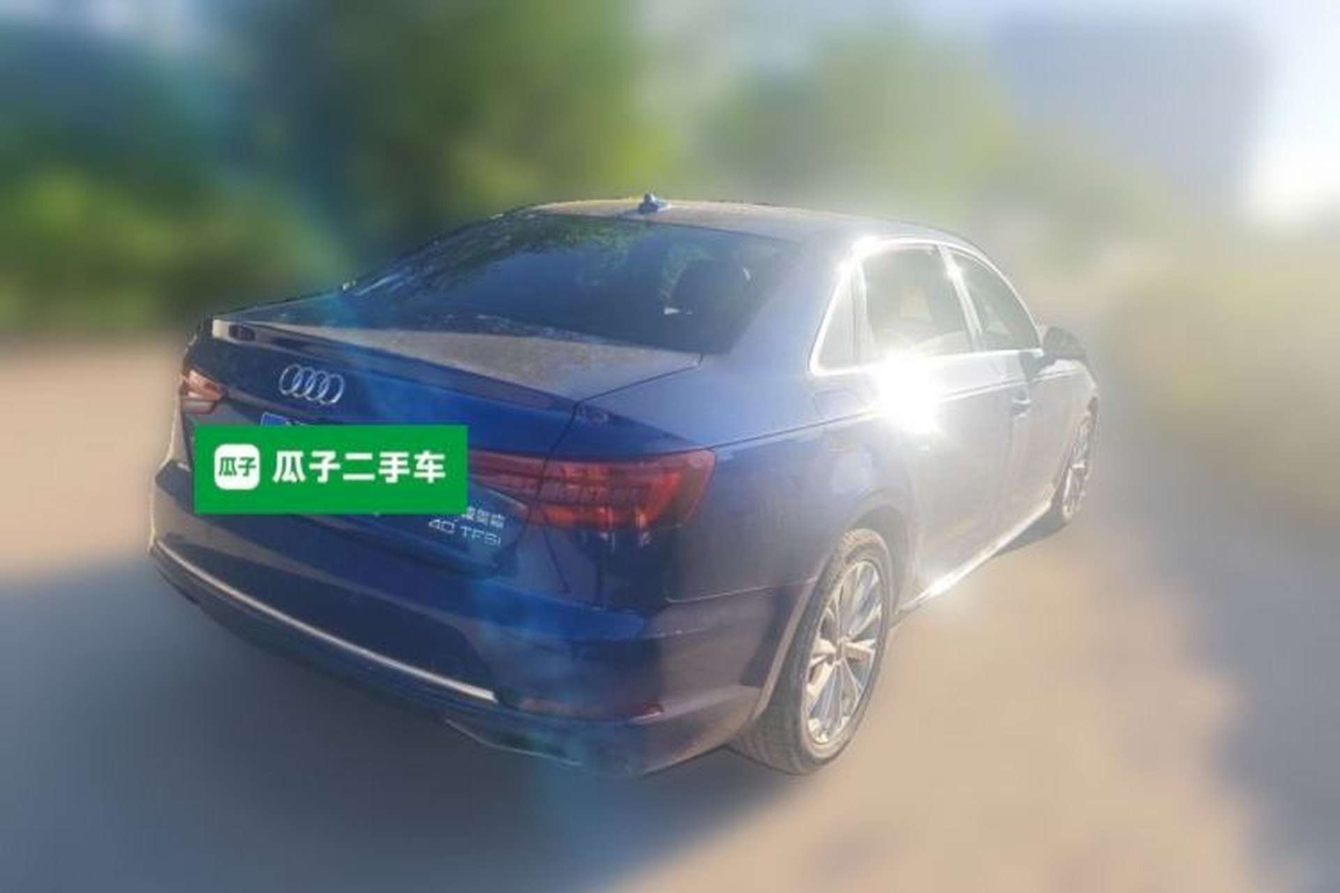 Used Audi A4L 2019 40 TFSI Ambition China VI Rear Right 45 Deg