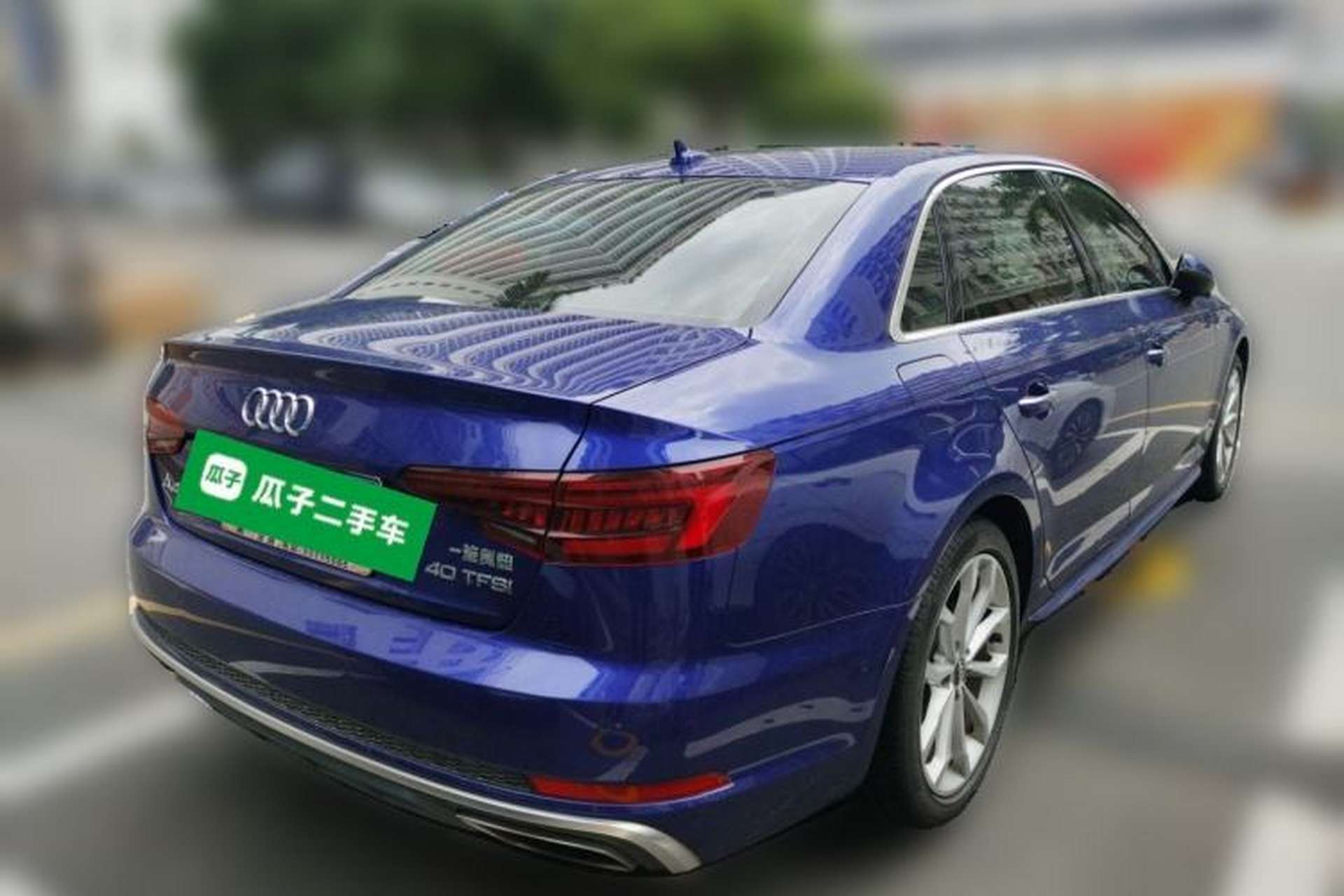 Used Audi A4L 2019 40 TFSI Fashion Edition China VI Emission Standard Rear Right 45 Deg