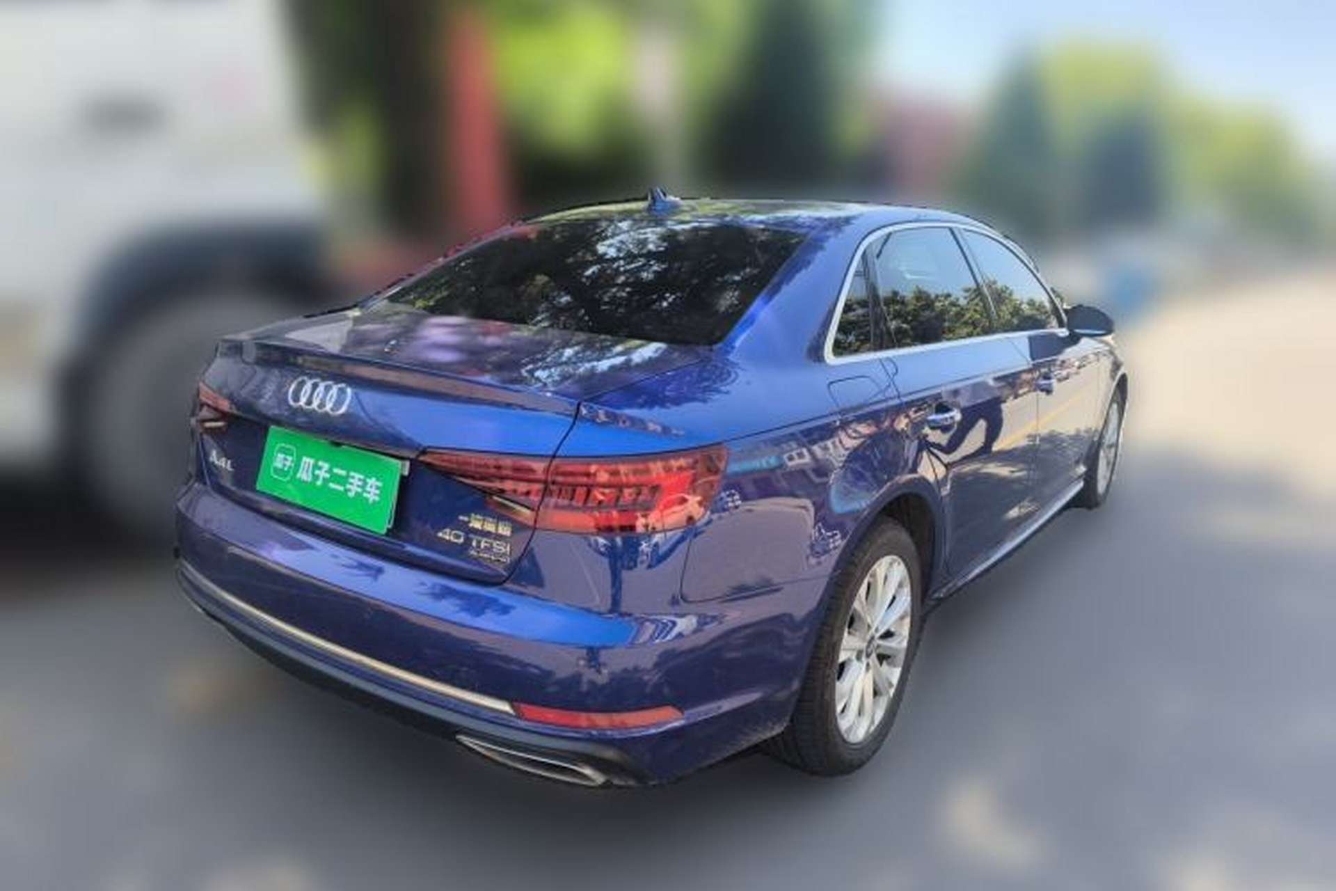 Used Audi A4L 2019 40 TFSI Ambition China VI Rear Right 45 Deg