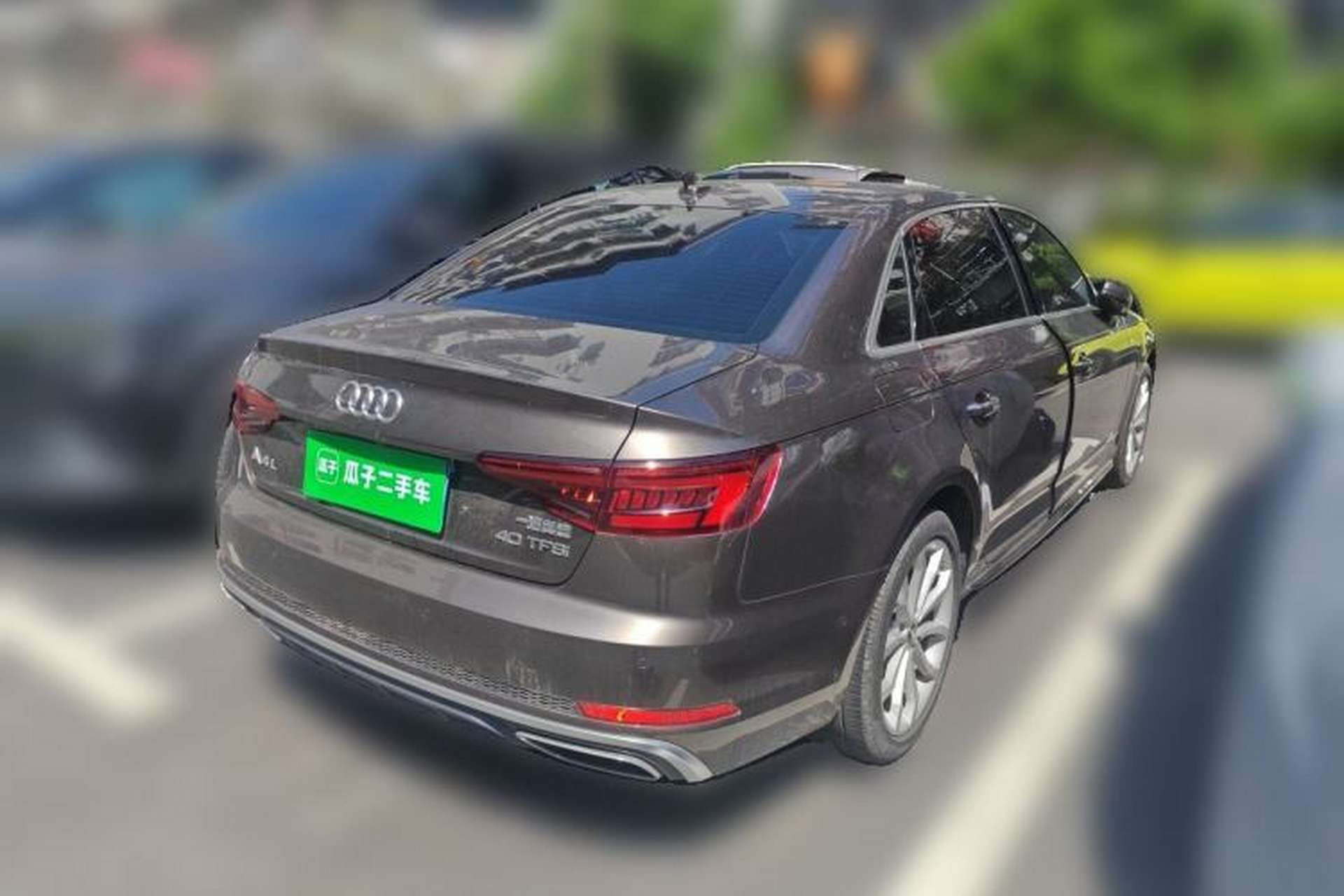 Used Audi A4L 2019 40 TFSI Fashion Edition China VI Emission Standard Rear Right 45 Deg