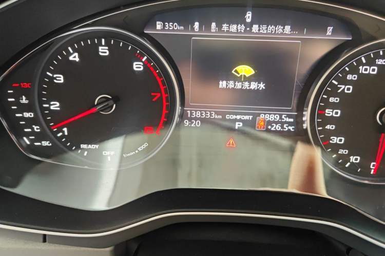 Used Audi A4L 2019 40 TFSI Ambition China VI Odometer Close Up