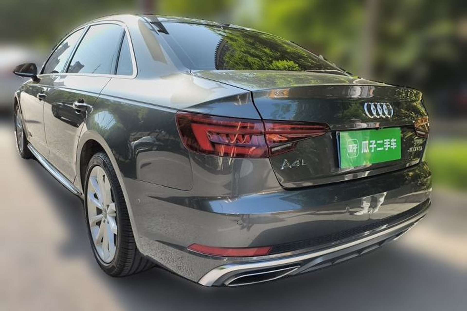 Used Audi A4L 2019 40 TFSI Fashion Edition China VI Emission Standard Rear Left 45 Deg