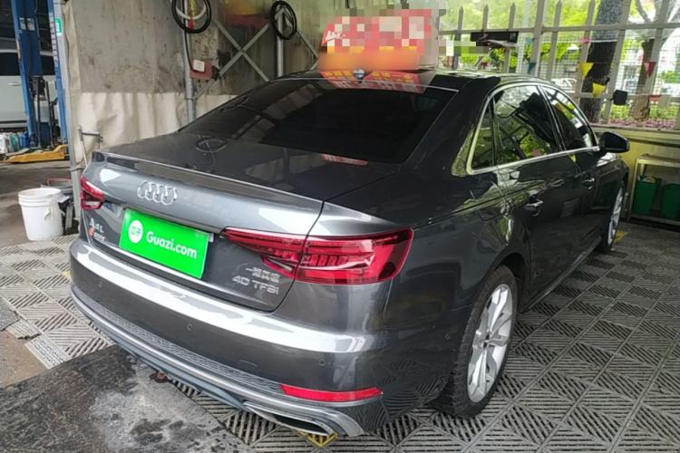 Used Audi A4L 2019 40 TFSI Fashion Edition China VI Emission Standard Rear Right 45 Deg