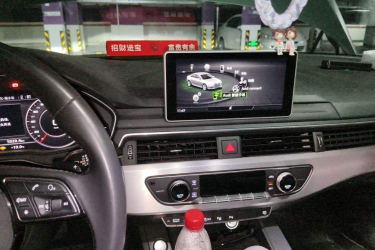 Used Audi A4L 2019 40 TFSI Fashion Edition China VI Emission Standard Audio And AC Panel