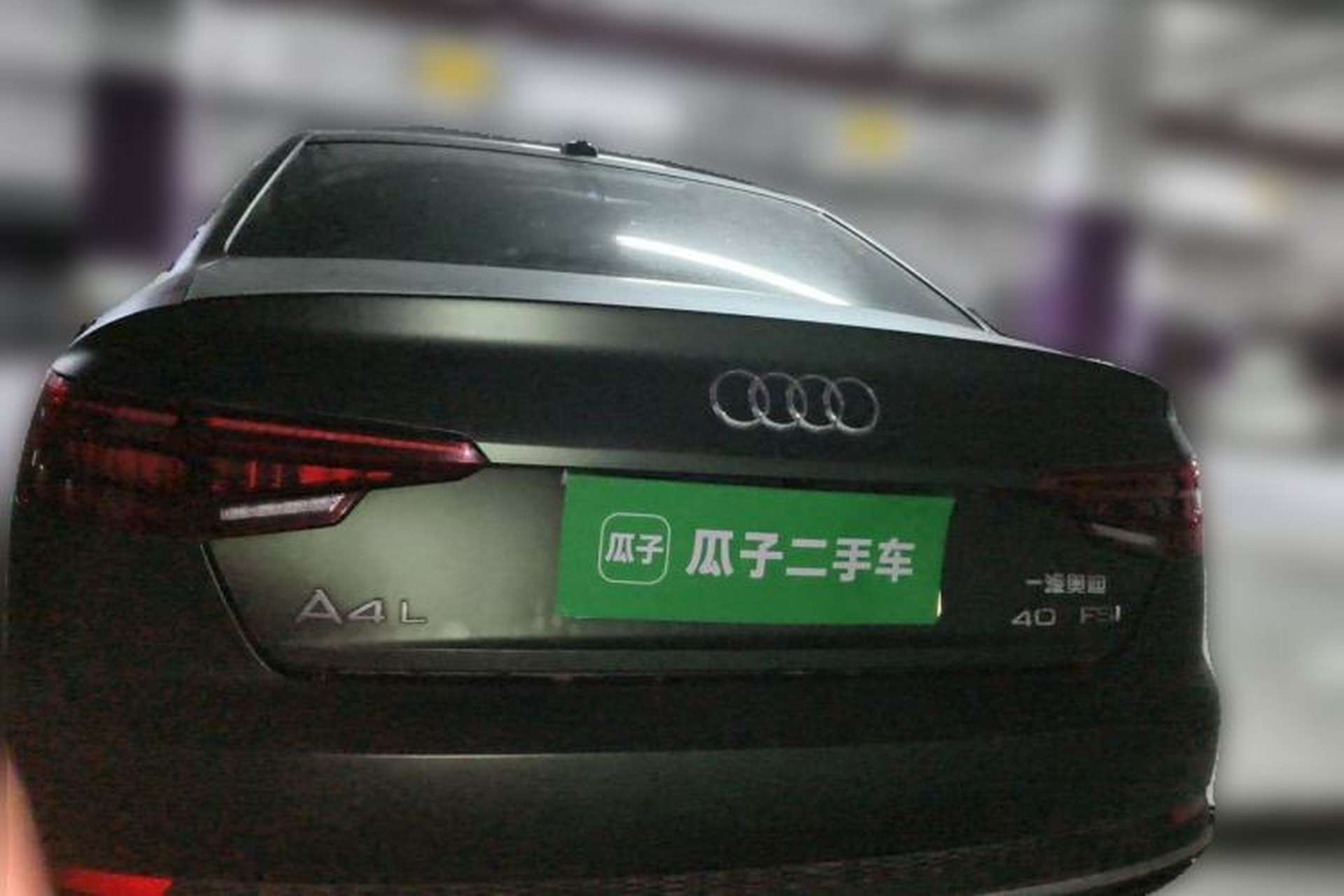 Used Audi A4L 2019 40 TFSI Fashion Edition China VI Emission Standard Rear
