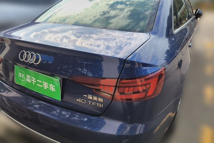 Used Audi A4L 2019 40 TFSI Fashion Edition China VI Emission Standard Rear