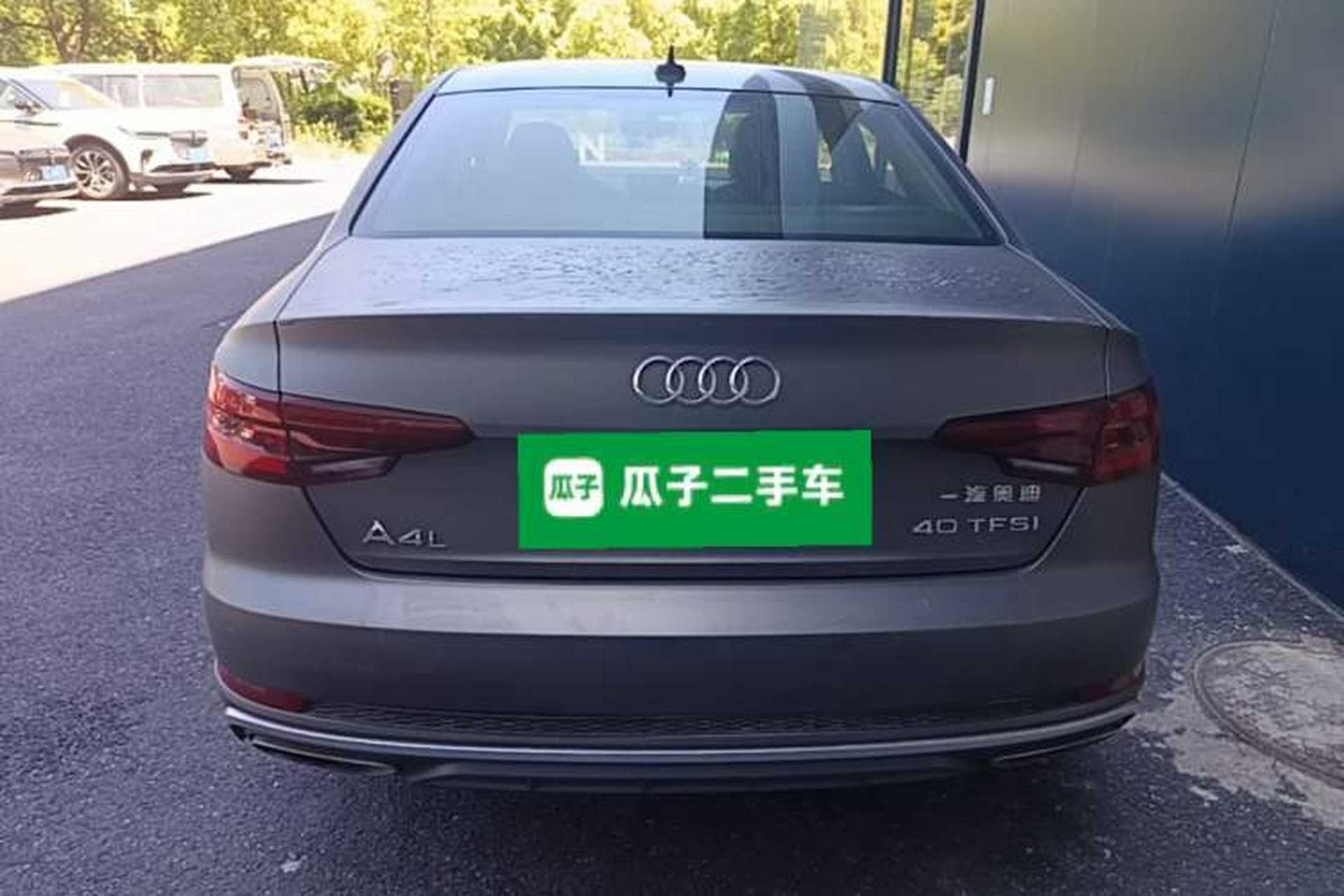 Used Audi A4L 2019 40 TFSI Fashion Edition China VI Emission Standard Rear