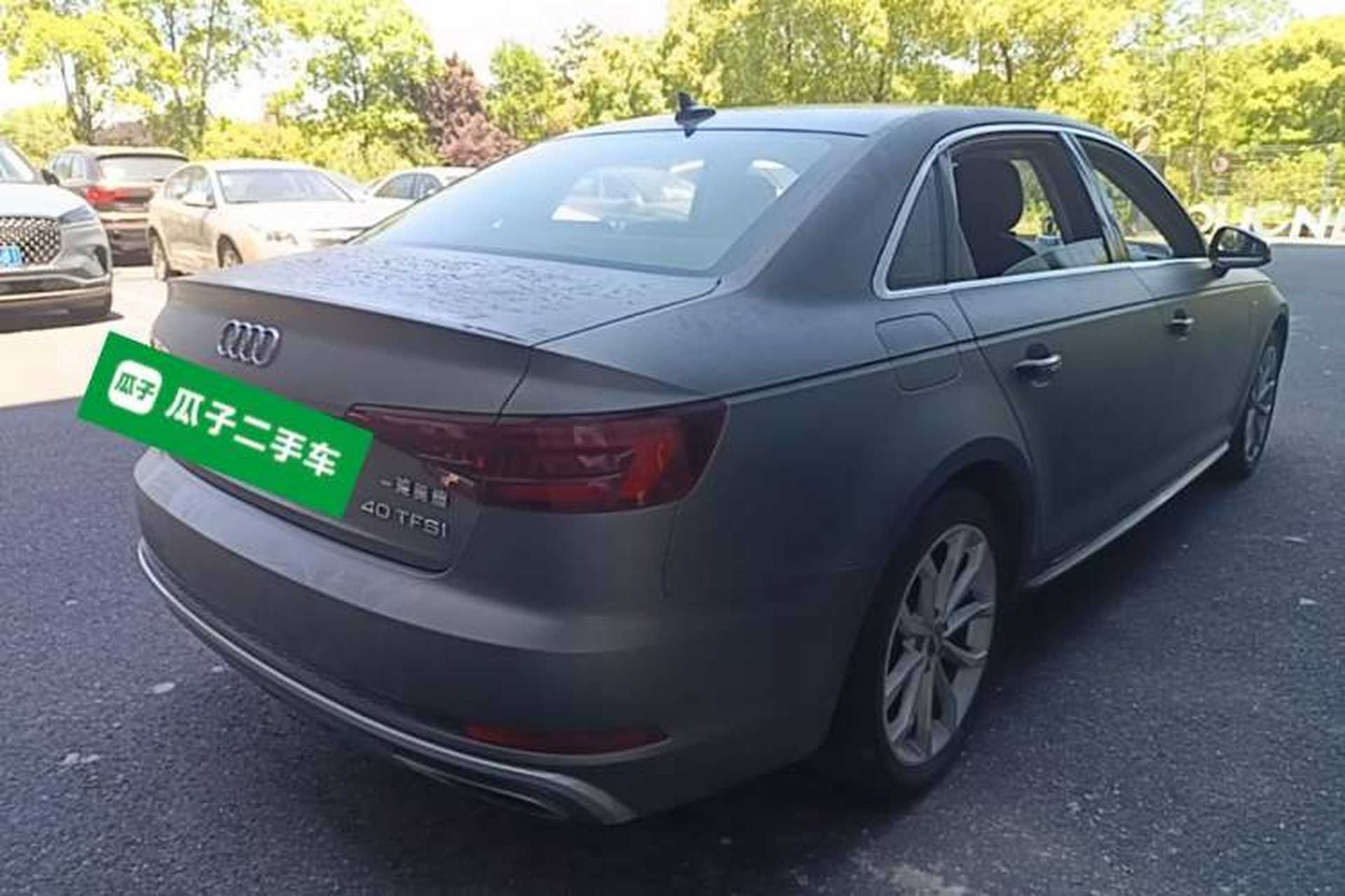 Used Audi A4L 2019 40 TFSI Fashion Edition China VI Emission Standard Rear Right 45 Deg