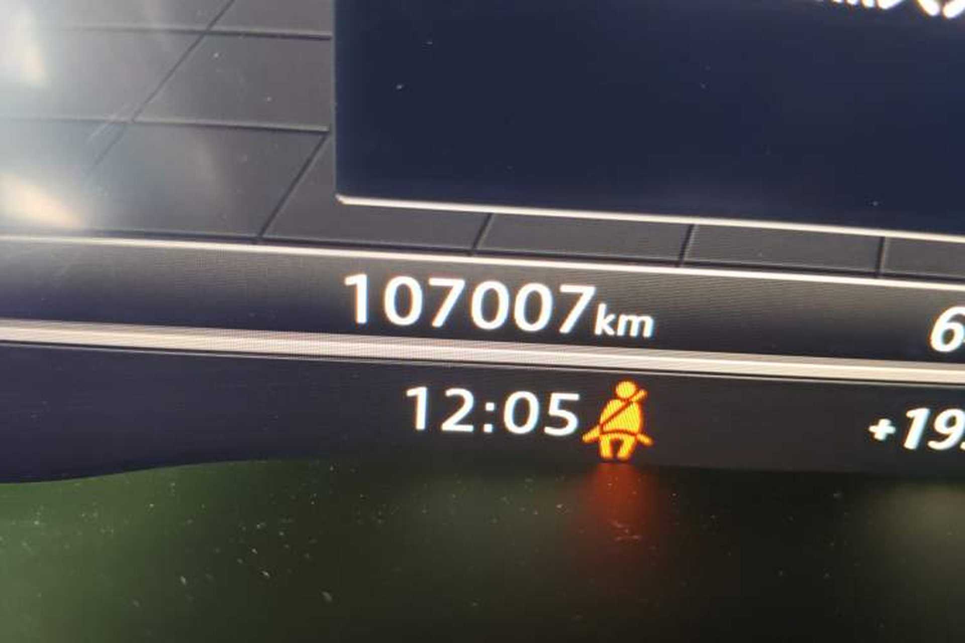 Used Audi A4L 2019 40 TFSI Fashion Edition China VI Emission Standard Odometer Close Up