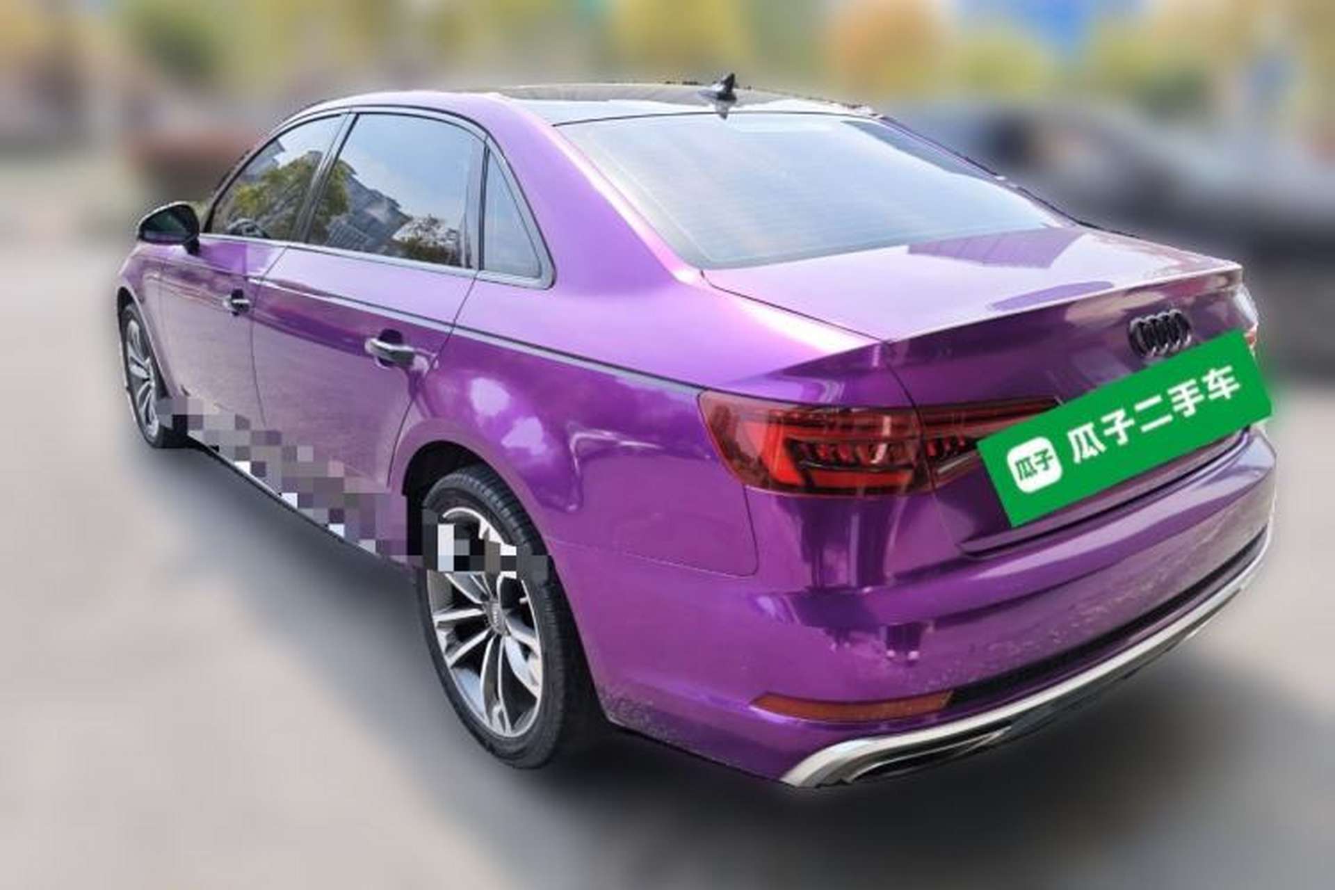 Used Audi A4L 2019 40 TFSI Fashion Edition China VI Emission Standard Rear Left 45 Deg