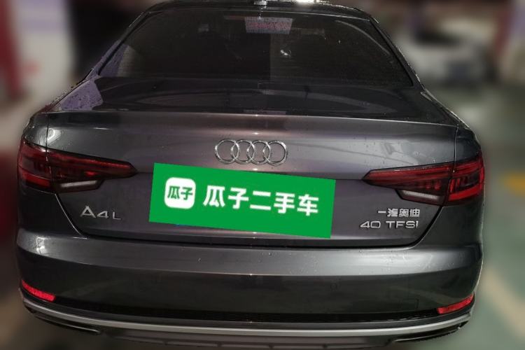 Used Audi A4L 2019 40 TFSI Fashion Edition China VI Emission Standard Rear