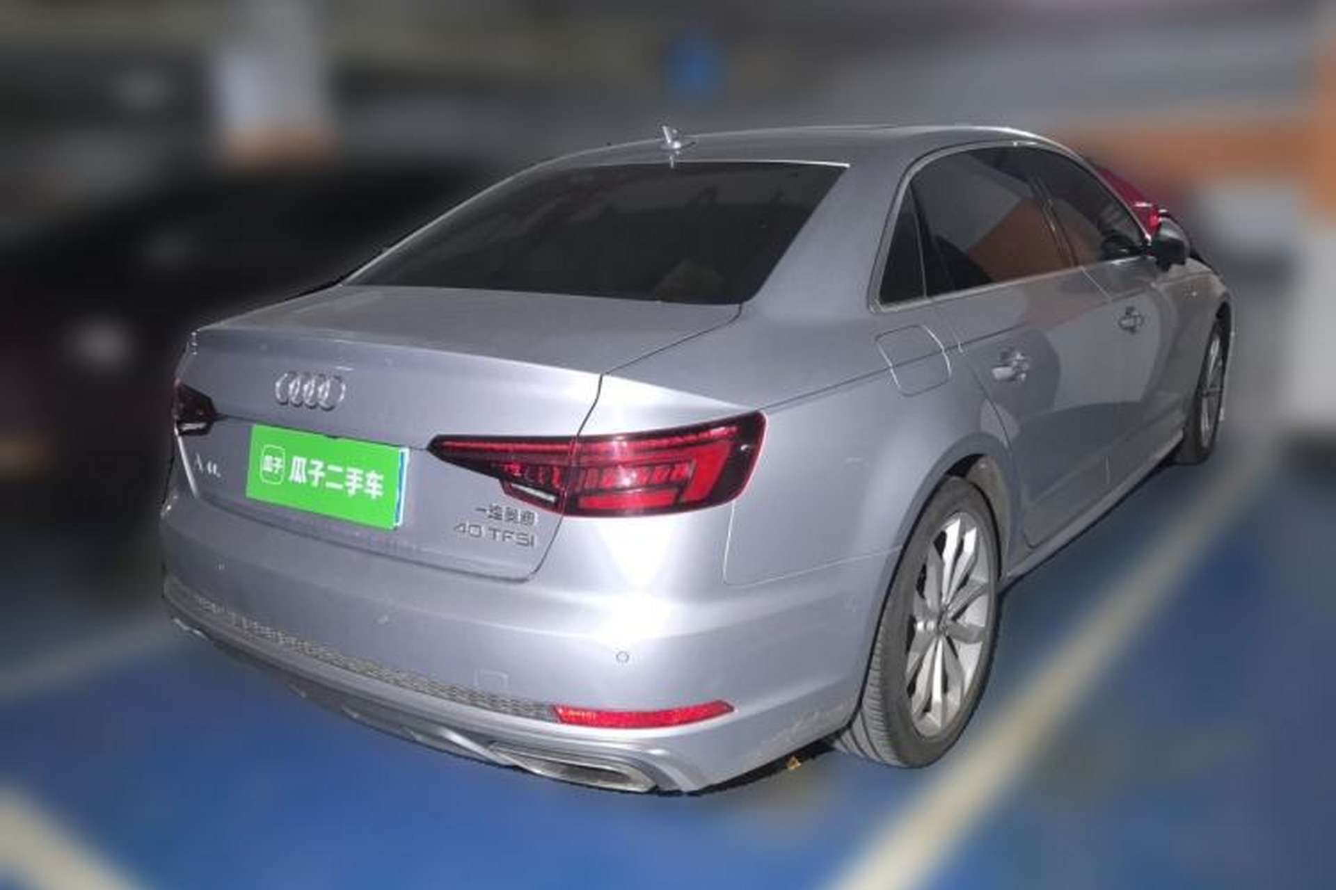 Used Audi A4L 2019 40 TFSI Fashion Edition China VI Emission Standard Rear Right 45 Deg