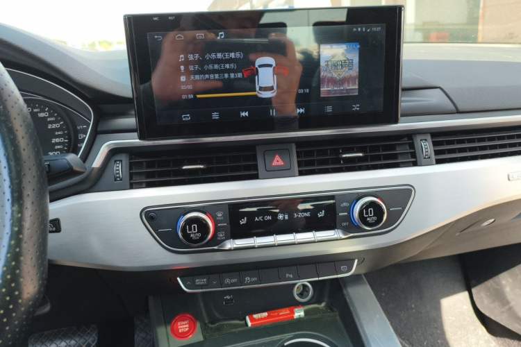 Used Audi A4L 2019 45 TFSI quattro Individual Sport Edition China V Audio And AC Panel