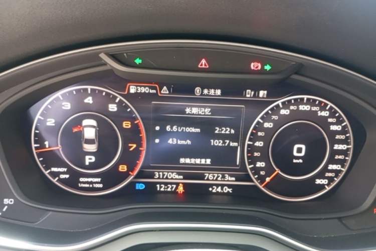 Used Audi A4L 2019 40 TFSI Fashion Edition China VI Emission Standard Instrument Cluster