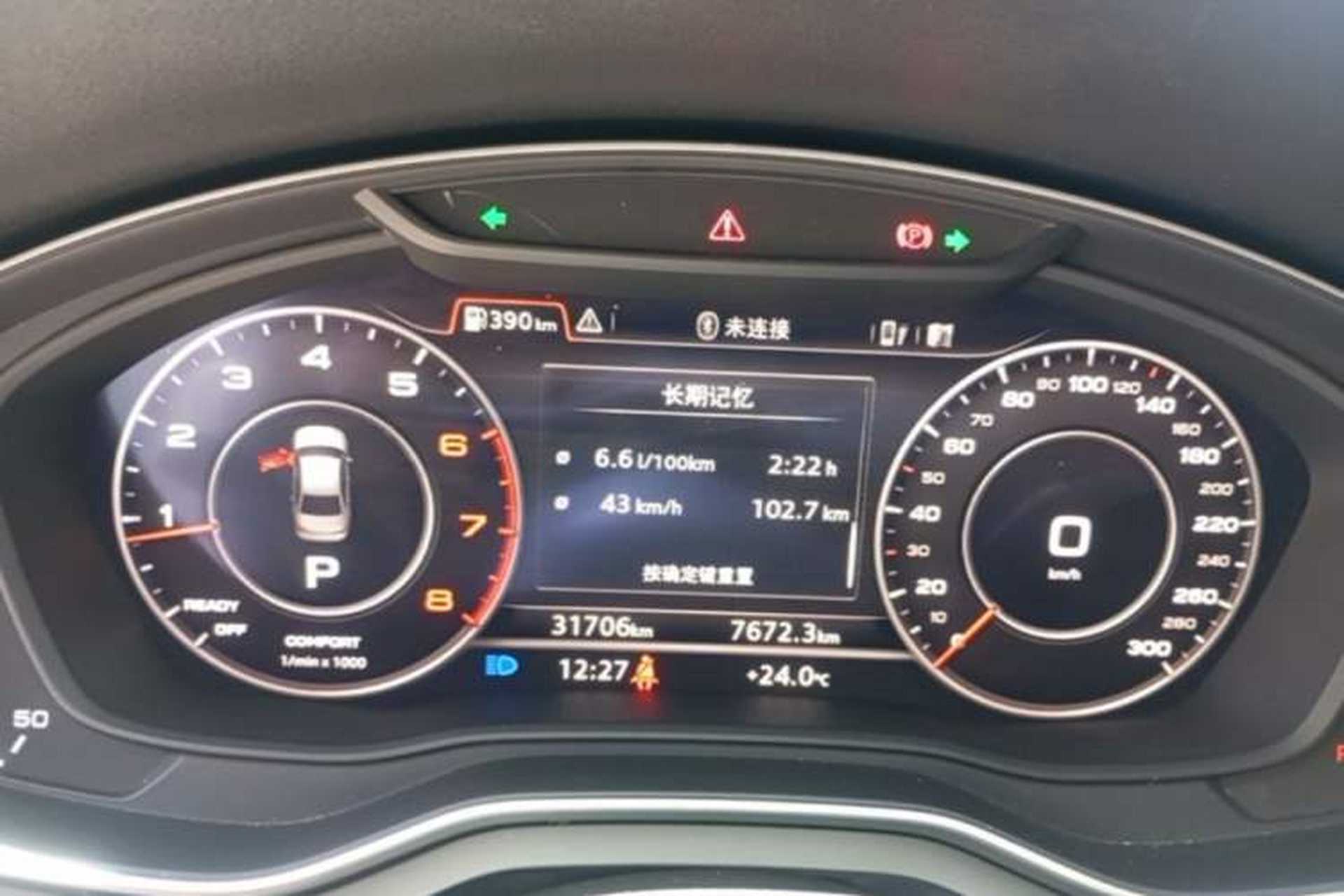 Used Audi A4L 2019 40 TFSI Fashion Edition China VI Emission Standard Instrument Cluster
