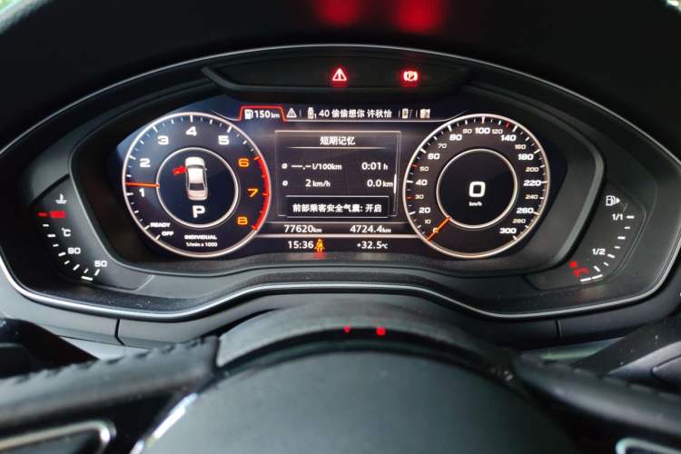 Used Audi A4L 2019 40 TFSI Sporty Version China VI Instrument Cluster