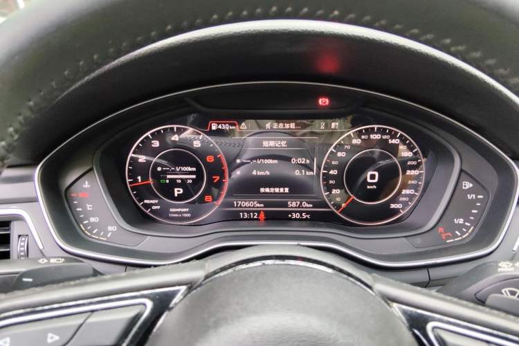 Used Audi A4L 2019 40 TFSI Sporty Version China VI Instrument Cluster