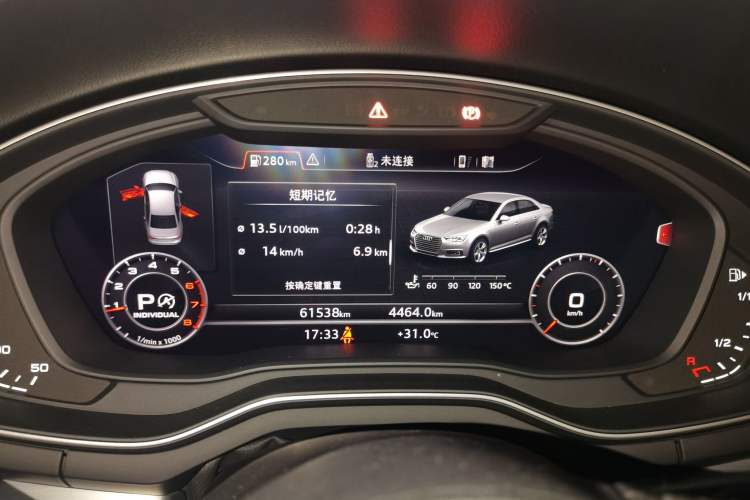 Used Audi A4L 2019 40 TFSI Fashion Edition China VI Emission Standard Instrument Cluster