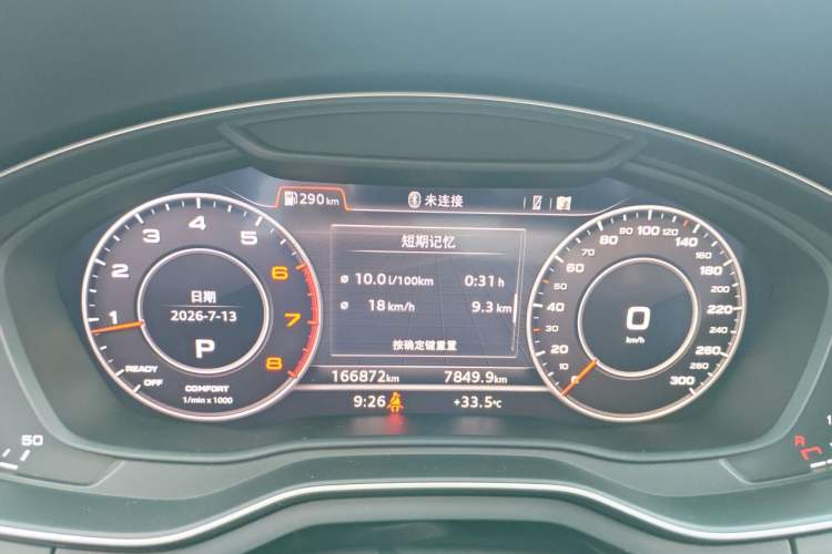 Used Audi A4L 2019 40 TFSI Fashion Edition China VI Emission Standard Instrument Cluster