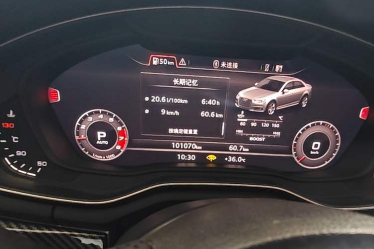 Used Audi A4L 2019 40 TFSI Fashion Edition China VI Emission Standard Instrument Cluster