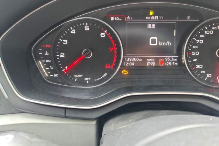 Used Audi A4L 2019 40 TFSI Ambition Version China V Odometer Close Up