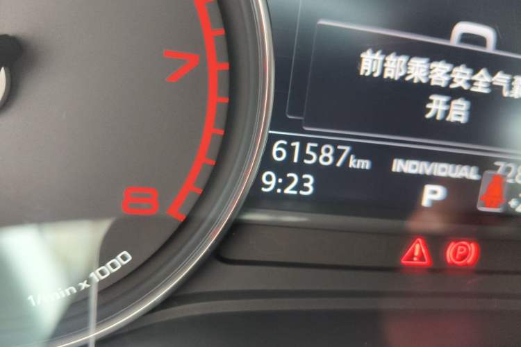 Used Audi A4L 2019 40 TFSI Ambition Version China V Odometer Close Up