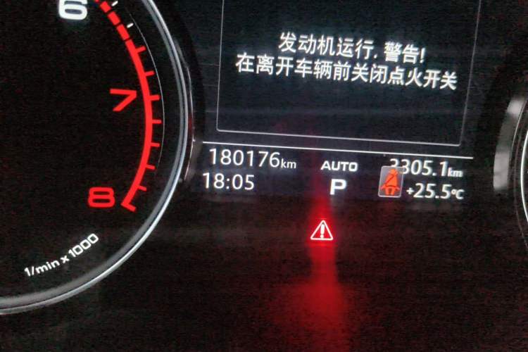 Used Audi A4L 2019 40 TFSI Ambition China VI Odometer Close Up