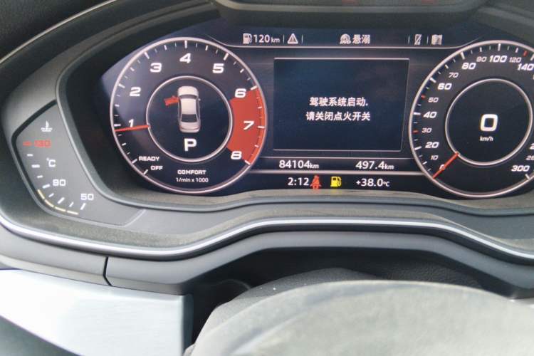 Used Audi A4L 2019 40 TFSI Sporty Version China V Odometer Close Up