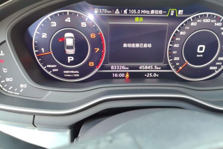 Used Audi A4L 2019 40 TFSI Fashion Version China V Odometer Close Up