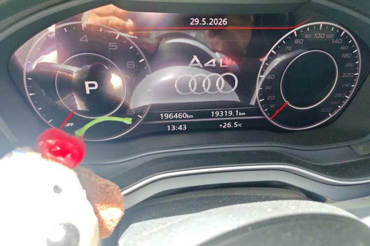 Used Audi A4L 2019 40 TFSI Fashion Version China V Odometer Close Up