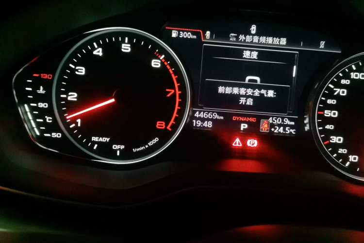 Used Audi A4L 2019 45 TFSI quattro Individual Sport Edition China VI Odometer Close Up