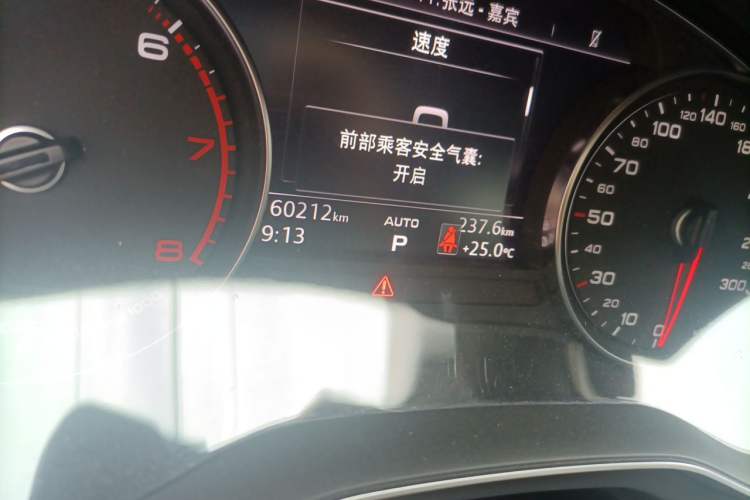 Used Audi A4L 2019 40 TFSI Ambition China VI Odometer Close Up