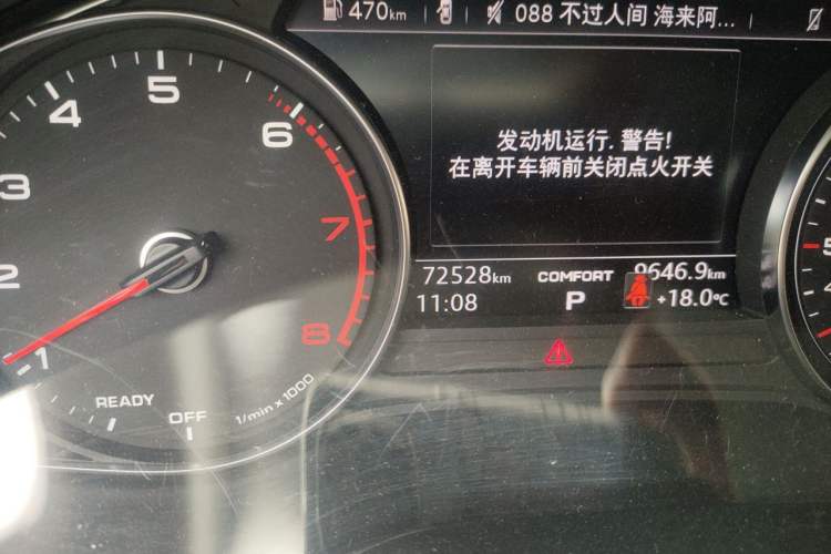 Used Audi A4L 2019 40 TFSI Ambition China VI Odometer Close Up