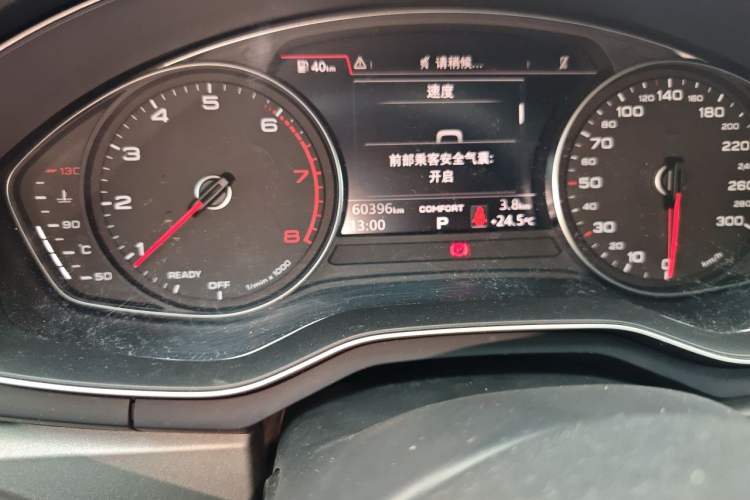 Used Audi A4L 2019 40 TFSI Ambition Version China V Odometer Close Up