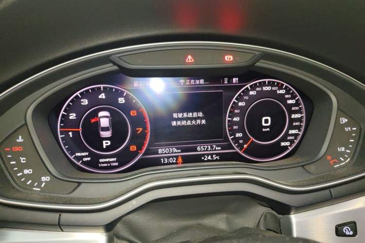 Used Audi A4L 2019 40 TFSI Fashion Version China V Odometer Close Up