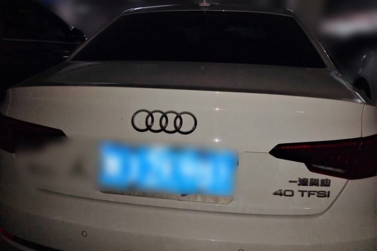 Used Audi A4L 2019 40 TFSI Fashion Edition China VI Emission Standard Rear