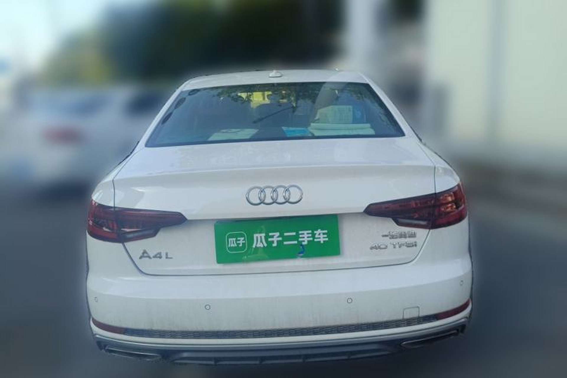 Used Audi A4L 2019 40 TFSI Fashion Edition China VI Emission Standard Rear