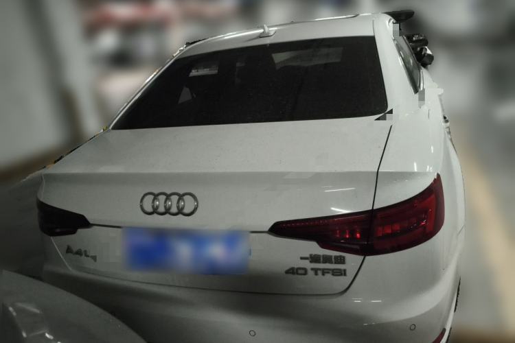 Used Audi A4L 2019 40 TFSI Fashion Edition China VI Emission Standard Rear