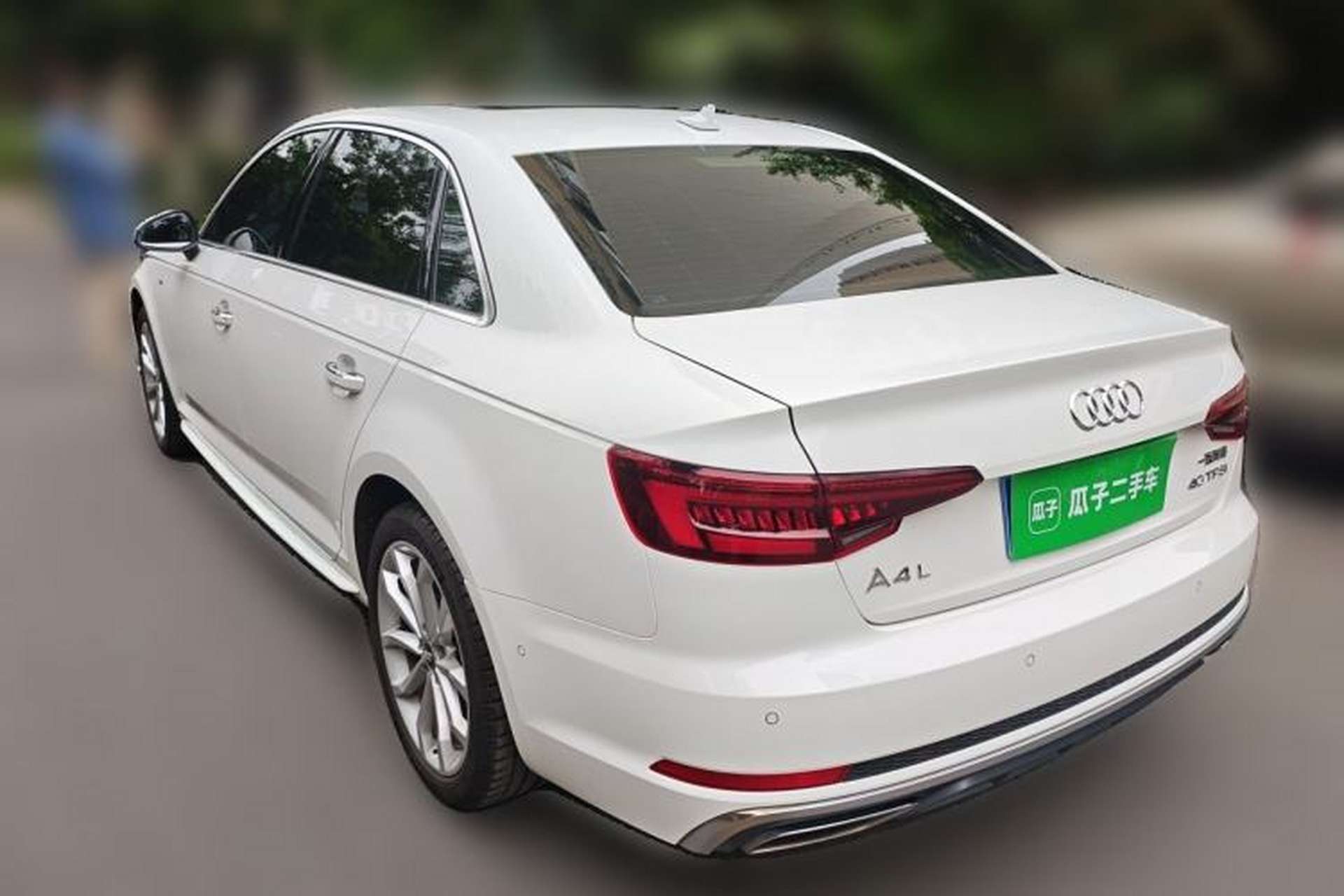Used Audi A4L 2019 40 TFSI Fashion Edition China VI Emission Standard Rear Left 45 Deg